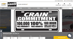 Desktop Screenshot of crainchevy.com